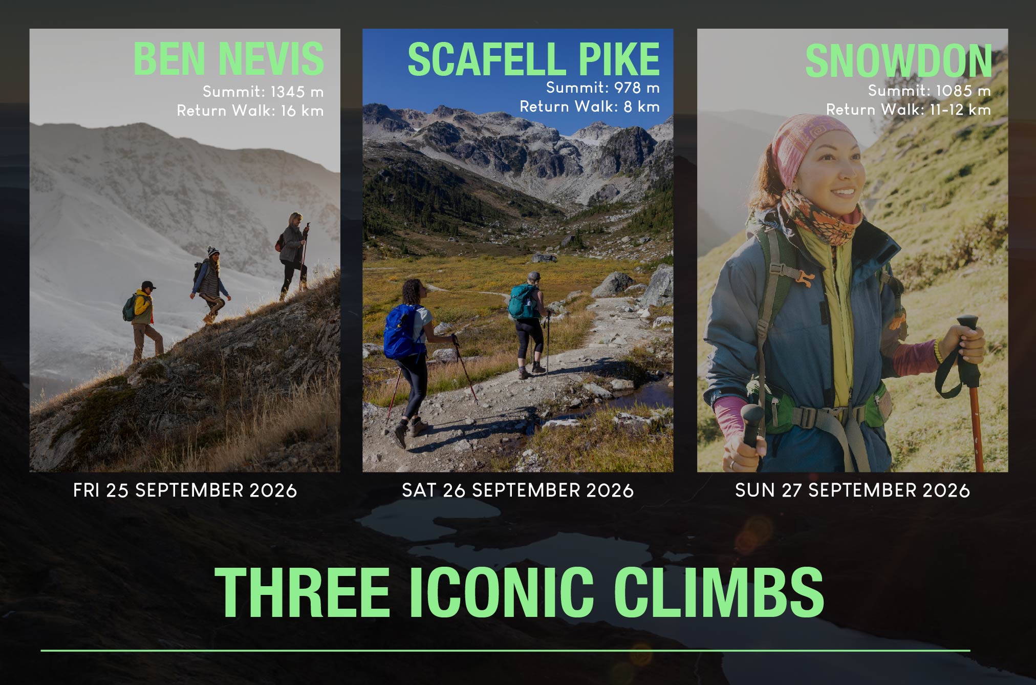 Rise & Shine – Three Peaks. Three Days